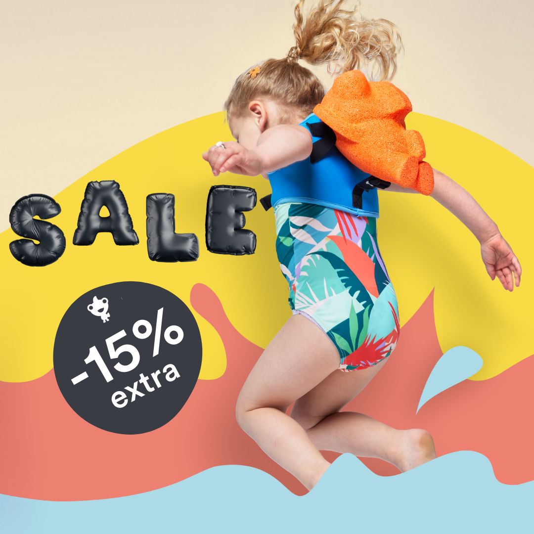 Fibby - l'aide à la nage avec application - Découvrez l'eau par le jeu