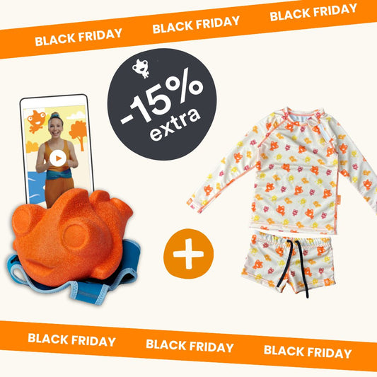 Fibby Swimming Aid with Learning App + UV Swimwear